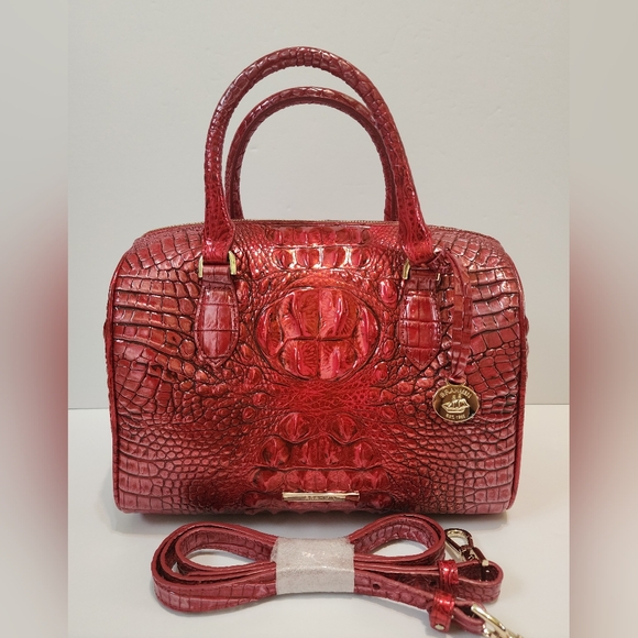 Brahmin Handbags - Brahmin Stacy Satchel Heartbreaker Melbourne Leather